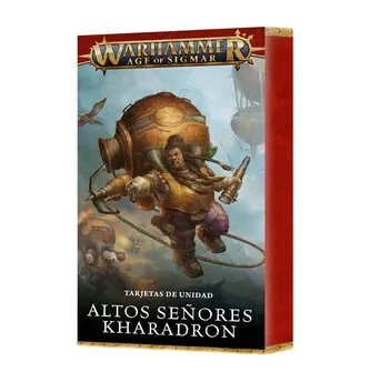 WARSCROLL CARDS: KHARADRON OVERLORDS (ESPAÑOL) WARHAMMER AGE OF SIGMAR
