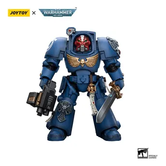 ULTRAMARINES TERMINATOR SQUAD SERGEANT WITH POWER SWORD AND TELEPORT HOMER 1/18 WARHAMMER 40k
