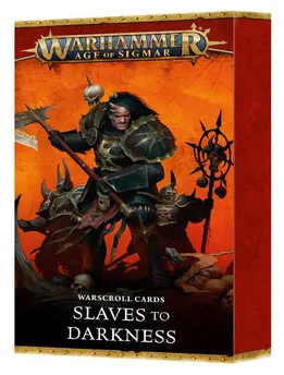 Warscroll Cards Slaves to Darkness (ITA)