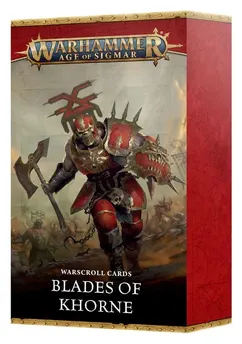 Warscroll Cards Blades of Khorne (ITA)
