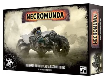 Necromunda: Ironhead Squat Svenotar Scout Trikes