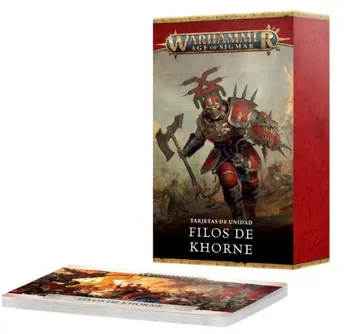 Tarjetas De Unidad: Filos De Khorne (Esp