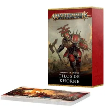 Tarjetas De Unidad: Filos De Khorne (Esp