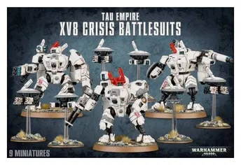 T'au Empire: Exoesqueleto Xv8-02 Crisis