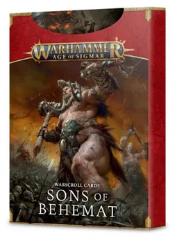 Warscroll Cards: Sons Of Behemat (Esp)