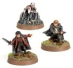 Frodo Bolsón, Sam Gamgee y Gollum en Emyn Muil (V.D.)