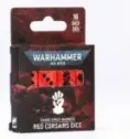 Warhammer 40000: Chaos Space Marines: Red Corsairs Dice (16 Dados)