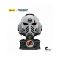 Warhammer 40,000 Casco con Soporte de Exhibición White Scars MkX 44 cm -- Pre-pedido --