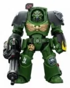 Warhammer 40K Figura Salamanders Terminator 3 with Power Fist and Assault Cannon 14 cm