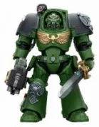 Warhammer 40K Figura Salamanders Terminator 1 with Power Sword and Storm Bolter 14 cm
