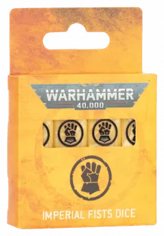 40K – Imperial Fists – Dice Set