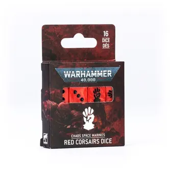 40K – Chaos Space Marines – Red Corsairs Dice