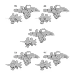 Space Marines Legion Fw: Proteus-II pattern Missile Launchers Set