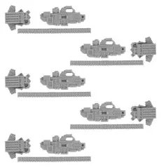 Space Marines Legion Fw: Mars pattern Heavy Bolters Set