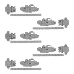Space Marines Legion Fw: Mars pattern Heavy Bolters Set