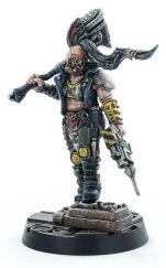 Necromunda Fw: Escher Champion with Power Hammer
