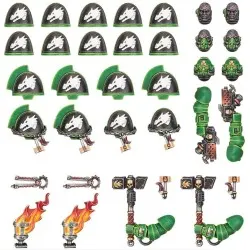 Salamanders: Améliorations et décalcomanies Primaris