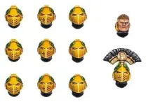 Forge world: imperial fists mkVI heads