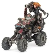 Nécromunda Fw: Vespa Minx Merdena Orlock Bounty Hunter