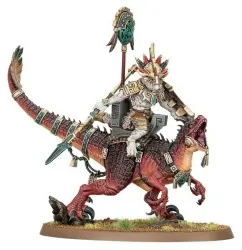 Seraphon: Vétéran Scarifié Saurus sur Aggradon