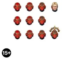 Blood Angels Fw: MkVI Heads