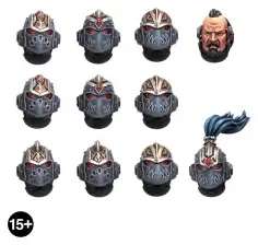 Space Wolves Fw: MkVI Heads