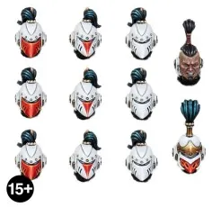 White Scars Mk II Heads Upgrade Set