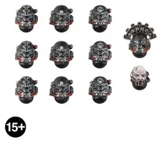 Iron Hands Fw: MkVI Heads