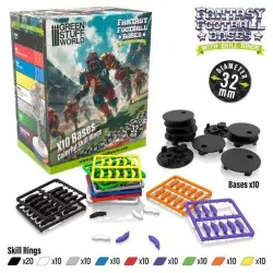 Socles: Socles 32mm avec Anneaux de Compétence pour Bloodbowl