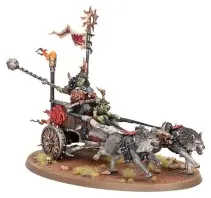 Gloomspite Gitz: Grogneboss sur Rouleguerre