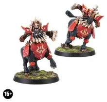 Bloodbowl Fw: Bull Centaurs des Nains du Chaos