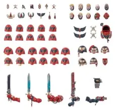 Blood Angels: Améliorations et Decalcomanie