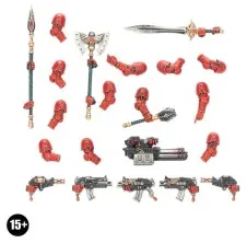 Space Marines Legion Fw: Armurerie des Blood Angels (x21)