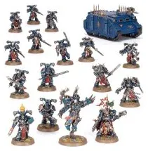 Chaos Space Marines: Patrouille Nightlords (x17 Figurines)