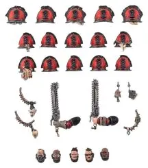 Chaos Space Marines: Amélioration et Décalcomanies Red Corsair