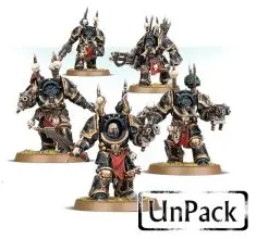 Chaos Space Marines Unpack: Terminators (x5)