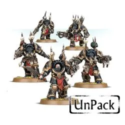 Chaos Space Marines Unpack: Terminators (x5)