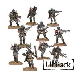 Chaos Space Marines Unpack: Escouade de Gardes Rénégats (x10)