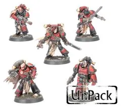 Chaos Space Marines Unpack: Pillards Red Corsair (x5)
