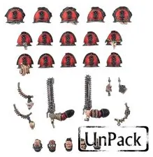 Chaos Space Marines Unpack: Amélioration et Décalcomanies Red Corsair