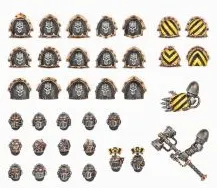 Chaos Space Marines: Amélioration et Décalcomanies Iron Warriors