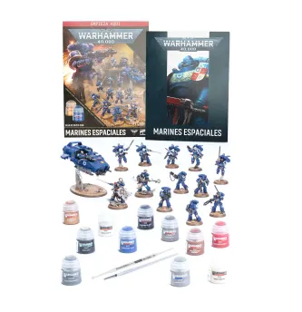 WARHAMMER 40000: GUÍA DE INICIO CON MARINES ESPACIALES (ESPAÑOL)