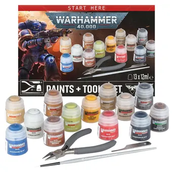 Warhammer 40,000: Kit de pintura y herramientas