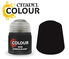 Citadel Colour base Corvus Black – Warhammer 40K Paint