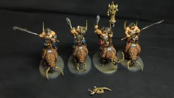 Age of Sigmar Ogor Mawtribes Mournfang Pack x4