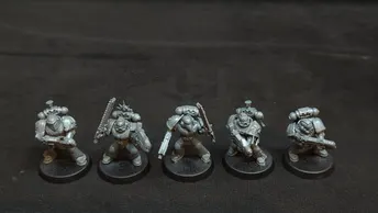 Warhammer 40k Space Marines Tactical Squad x5