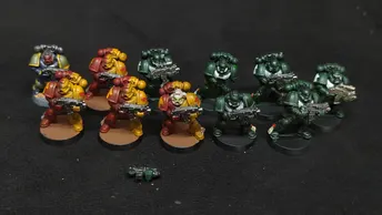 Warhammer 40k Space Marines Tactical Squad x11