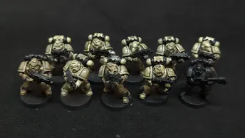 Warhammer 40k Space Marines Tactical Squad x10