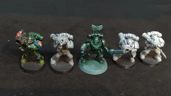 Warhammer 40k Space Marines Devastator Squad x5