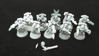 Warhammer 40k Space Marines Tactical Squad x10